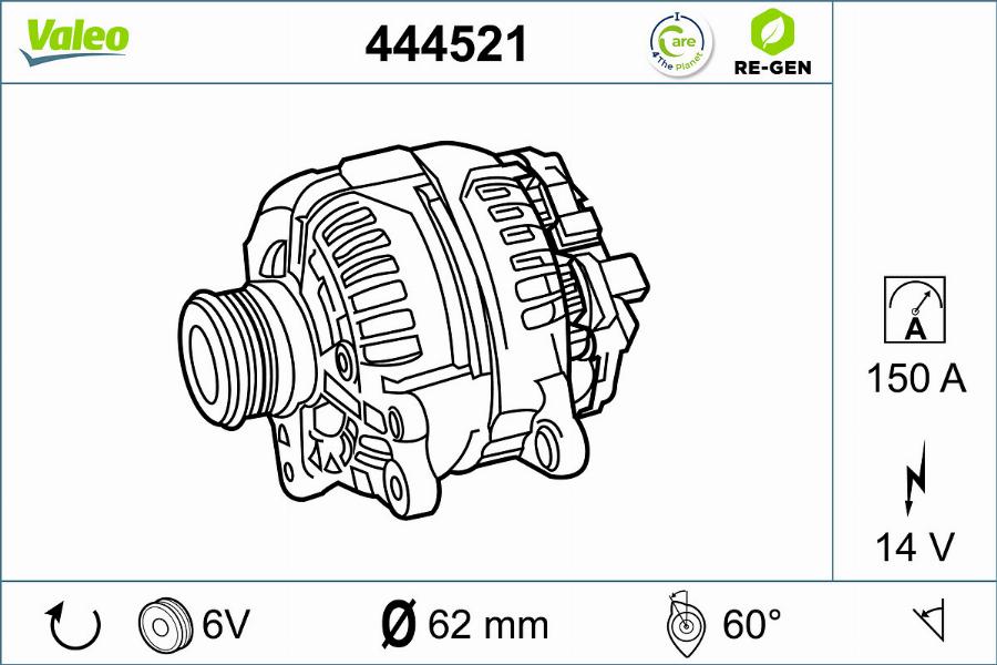 Valeo 444521 - Alternator www.molydon.hr