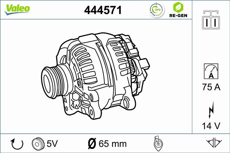 Valeo 444571 - Alternator www.molydon.hr