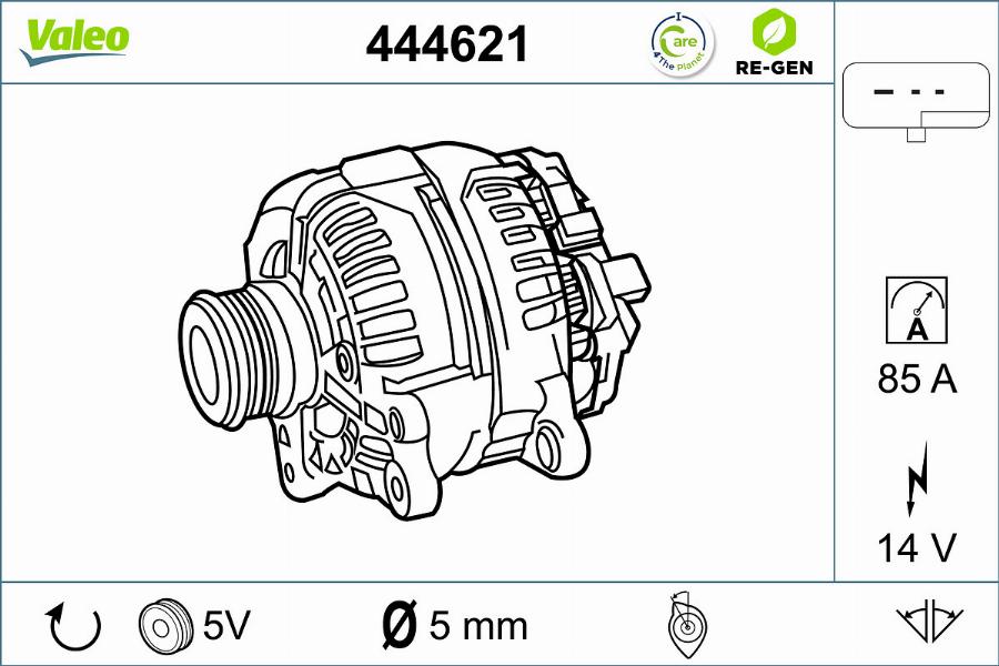 Valeo 444621 - Alternator www.molydon.hr