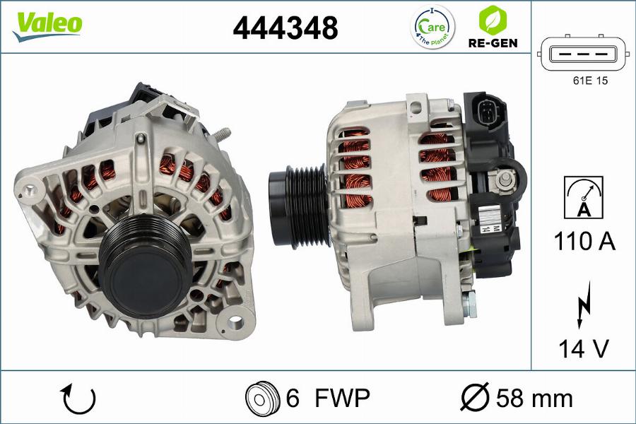 Valeo 444348 - Alternator www.molydon.hr