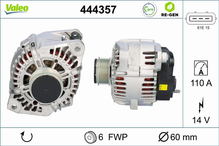 Valeo 444357 - Alternator www.molydon.hr