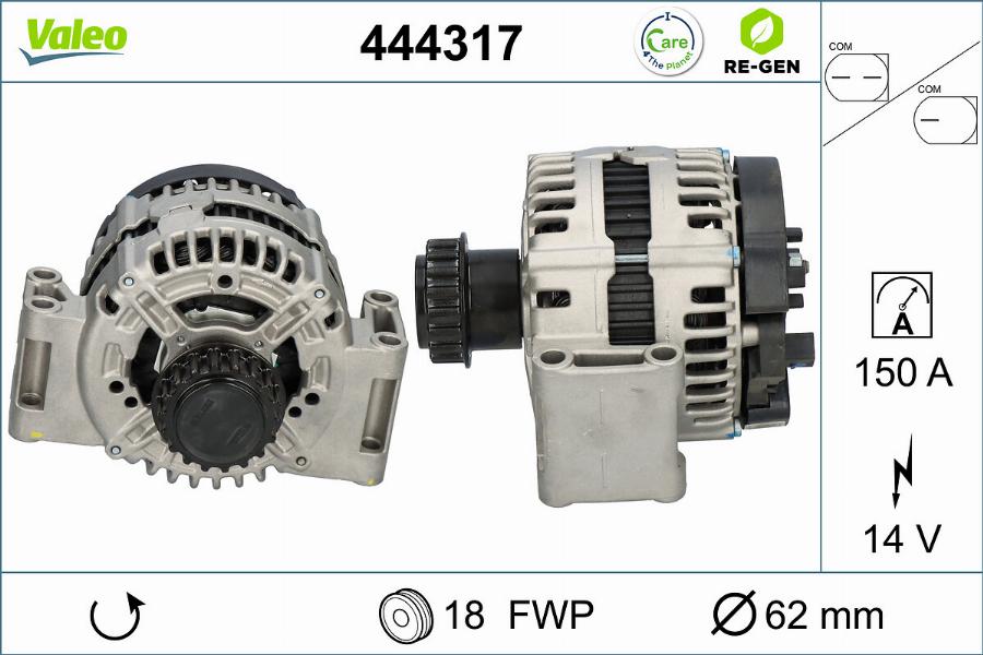 Valeo 444317 - Alternator www.molydon.hr