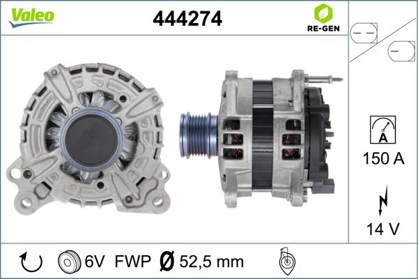 Valeo 444274 - Alternator www.molydon.hr