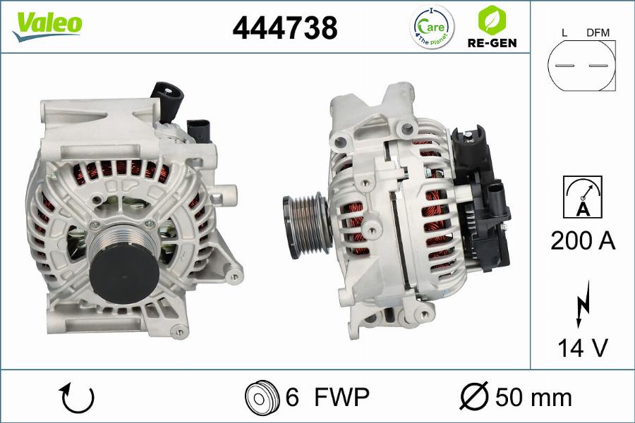 Valeo 444738 - Alternator www.molydon.hr