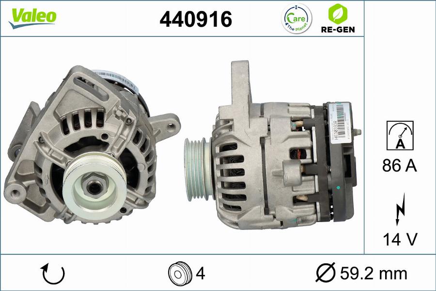 Valeo 440916 - Alternator www.molydon.hr