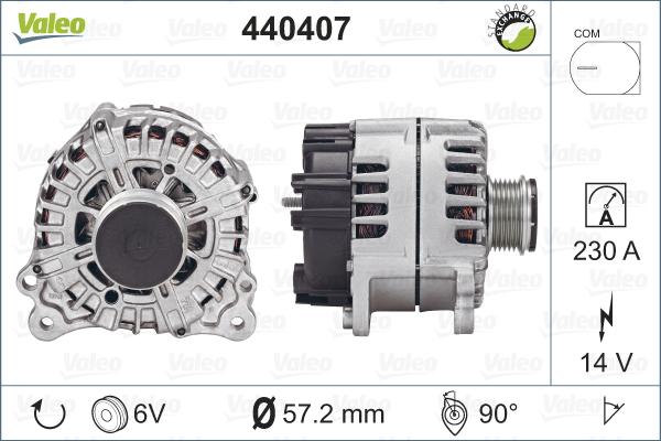 Valeo 440407 - Alternator www.molydon.hr