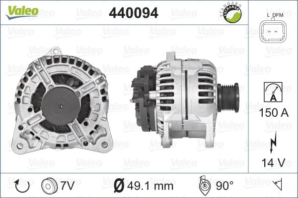 Valeo 440094 - Alternator www.molydon.hr