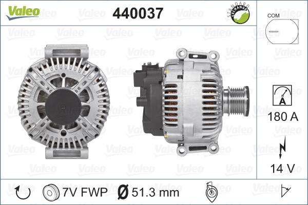 Valeo 440037 - Alternator www.molydon.hr