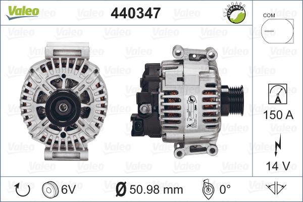 Valeo 440347 - Alternator www.molydon.hr