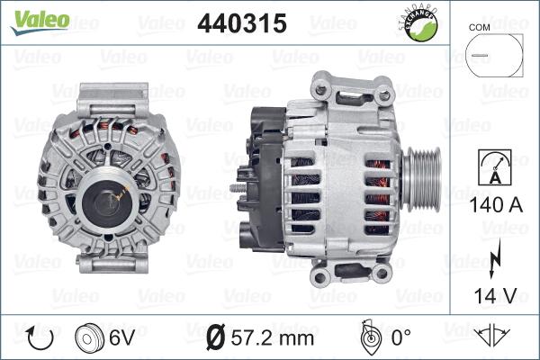 Valeo 440315 - Alternator www.molydon.hr