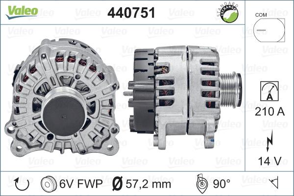 Valeo 440751 - Alternator www.molydon.hr