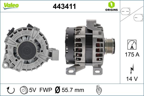 Valeo 443411 - Alternator www.molydon.hr