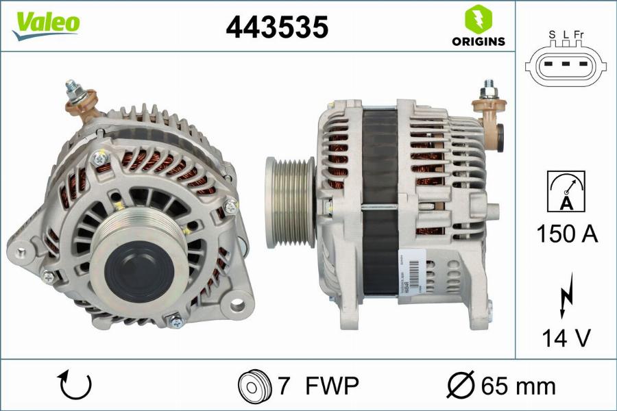 Valeo 443535 - Alternator www.molydon.hr