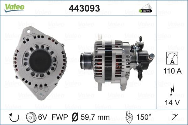 Valeo 443093 - Alternator www.molydon.hr