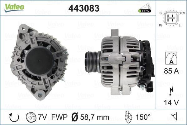 Valeo 443083 - Alternator www.molydon.hr