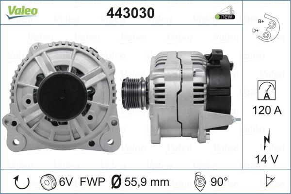 Valeo 443030 - Alternator www.molydon.hr