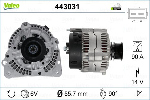 Valeo 443031 - Alternator www.molydon.hr