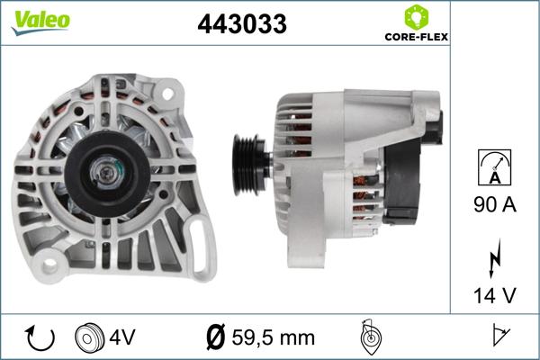 Valeo 443033 - Alternator www.molydon.hr