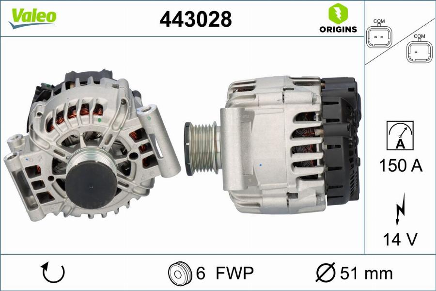 Valeo 443028 - Alternator www.molydon.hr