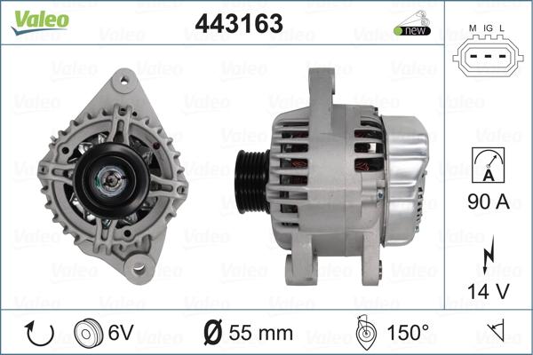 Valeo 443163 - Alternator www.molydon.hr