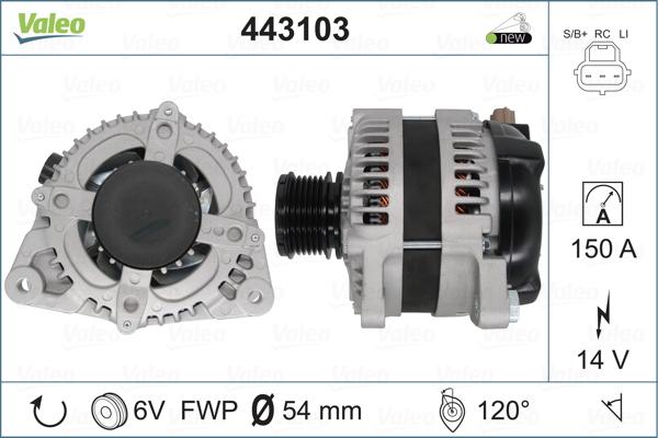 Valeo 443103 - Alternator www.molydon.hr