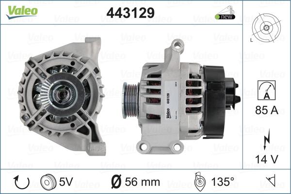 Valeo 443129 - Alternator www.molydon.hr