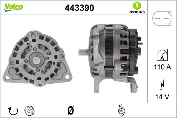 Valeo 443390 - Alternator www.molydon.hr