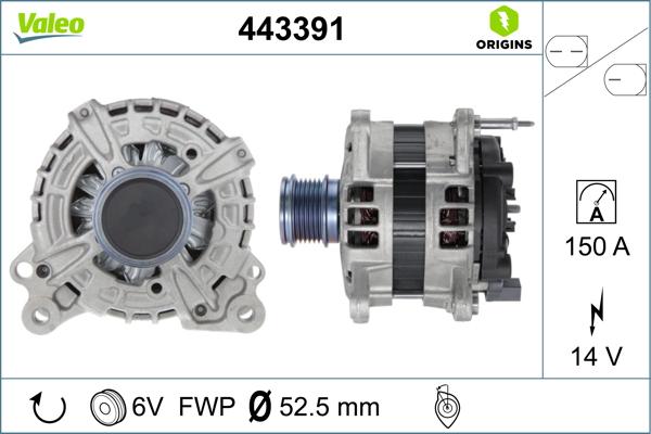 Valeo 443391 - Alternator www.molydon.hr