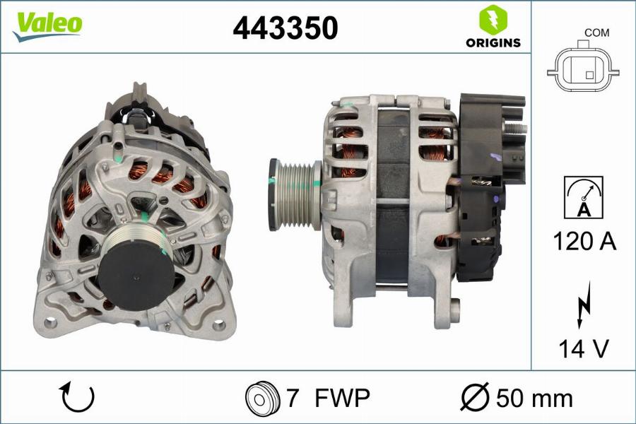 Valeo 443350 - Alternator www.molydon.hr