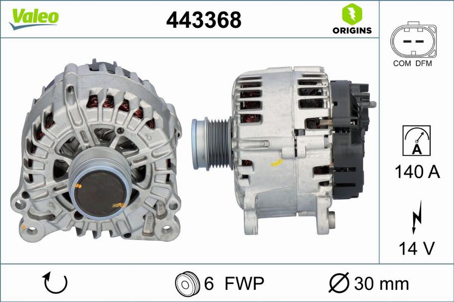 Valeo 443368 - Alternator www.molydon.hr