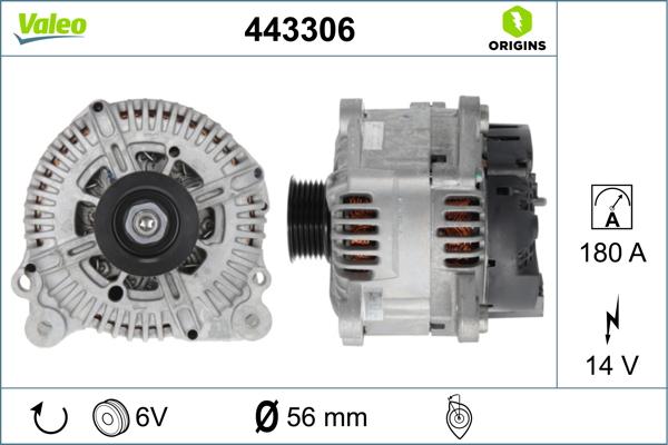 Valeo 443306 - Alternator www.molydon.hr