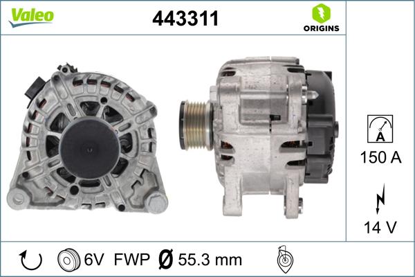 Valeo 443311 - Alternator www.molydon.hr