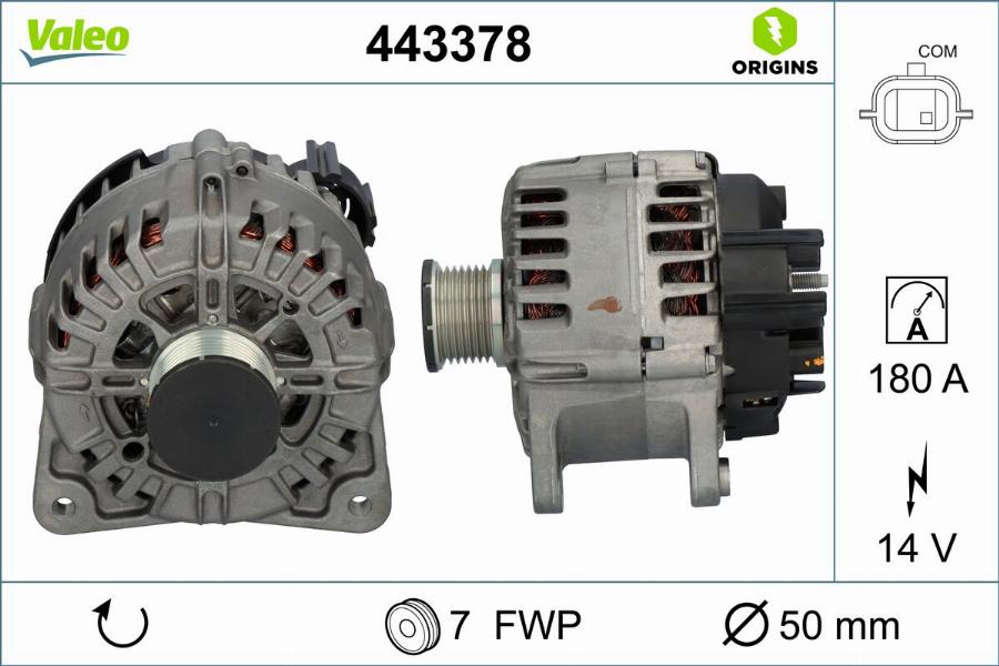 Valeo 443378 - Alternator www.molydon.hr