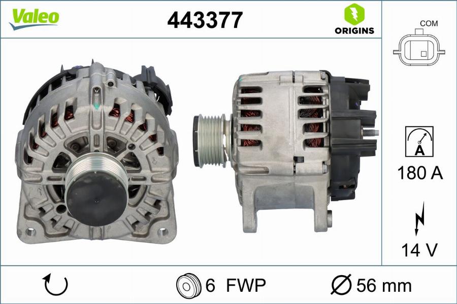 Valeo 443377 - Alternator www.molydon.hr