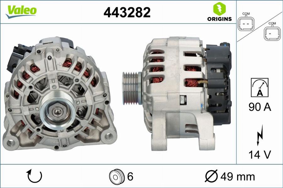 Valeo 443282 - Alternator www.molydon.hr