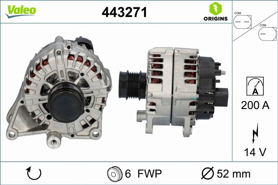 Valeo 443271 - Alternator www.molydon.hr