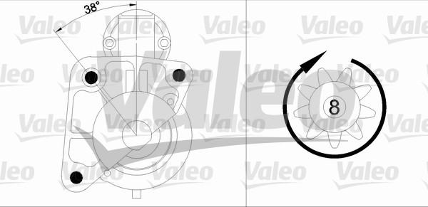 Valeo 455950 - Starter www.molydon.hr