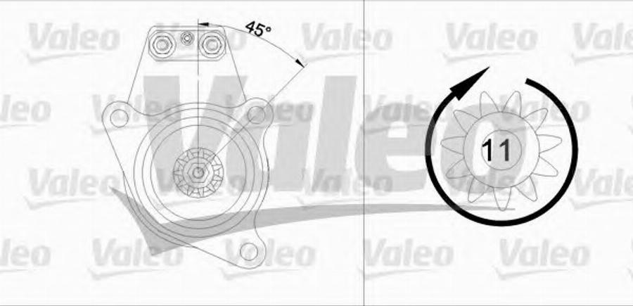 Valeo 455 543 - Starter www.molydon.hr