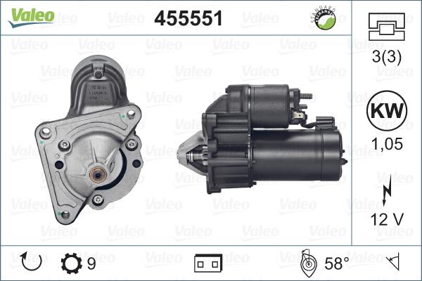 Valeo 455551 - Starter www.molydon.hr