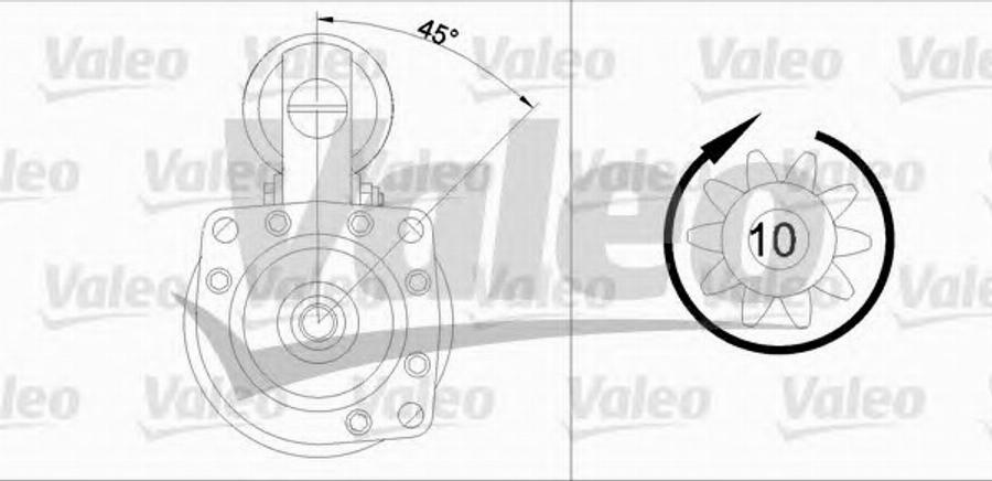 Valeo 455 504 - Starter www.molydon.hr