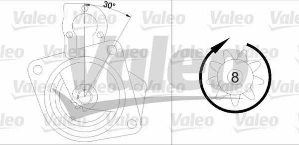 Valeo 455500 - Starter www.molydon.hr