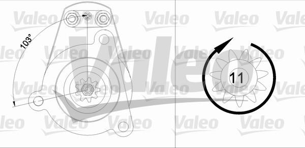 Valeo 455534 - Starter www.molydon.hr