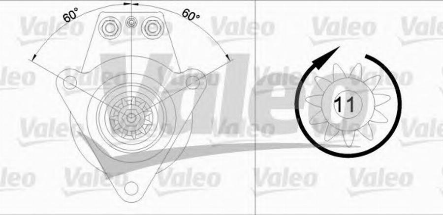 Valeo 455 535 - Starter www.molydon.hr