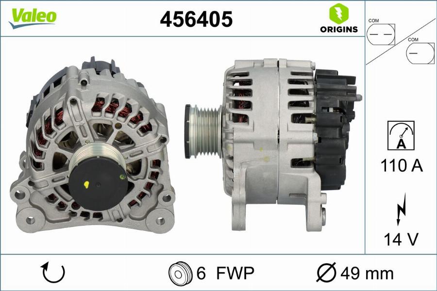 Valeo 456405 - Alternator www.molydon.hr