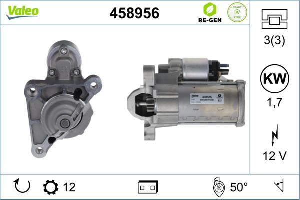 Valeo 458956 - Starter www.molydon.hr