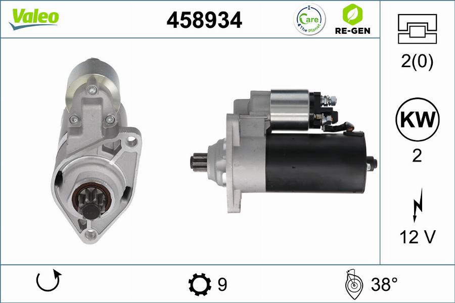 Valeo 458934 - Starter www.molydon.hr