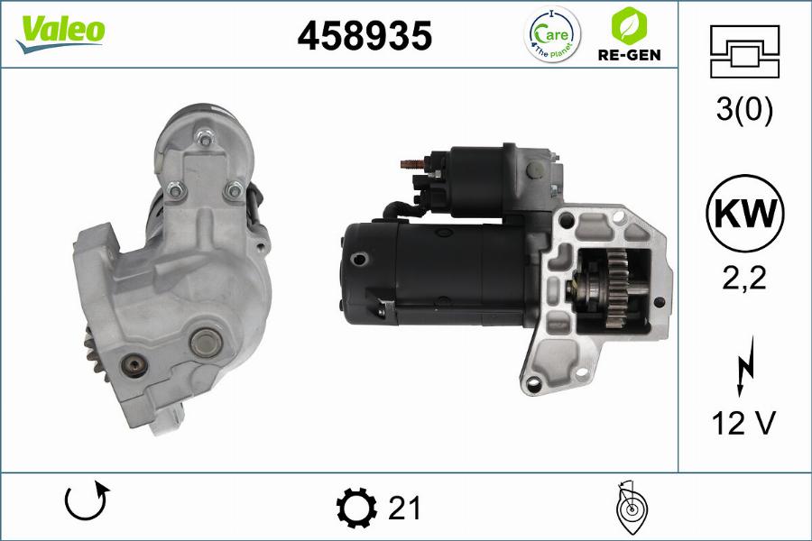 Valeo 458935 - Starter www.molydon.hr