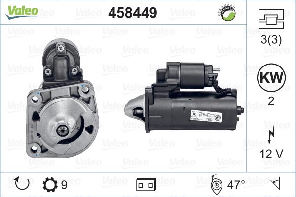 Valeo 458449 - Starter www.molydon.hr