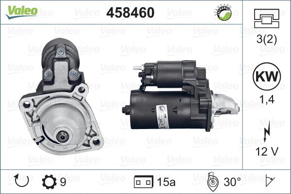 Valeo 458460 - Starter www.molydon.hr