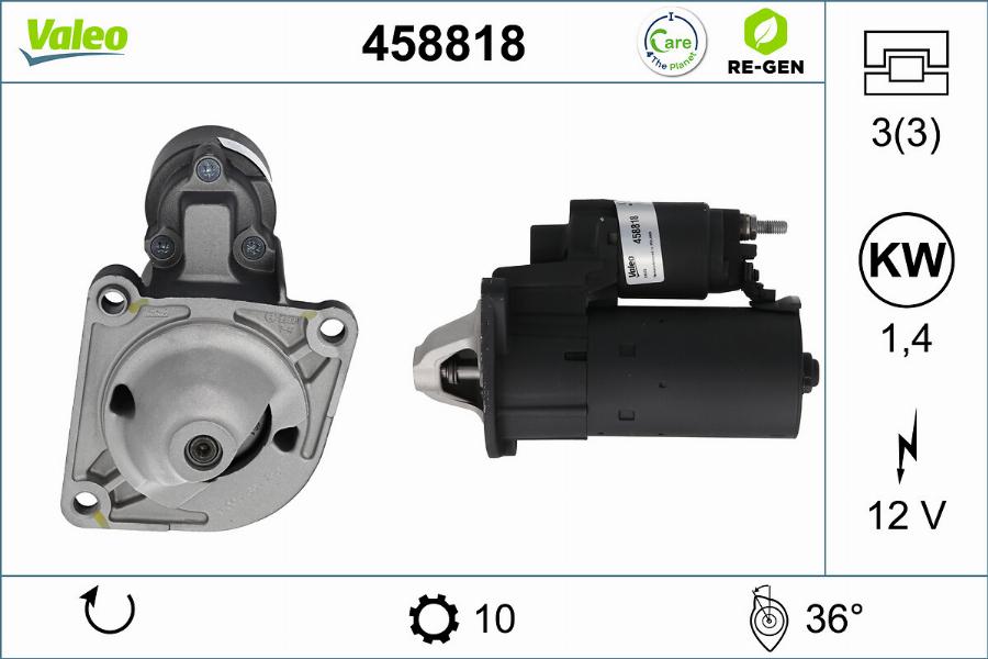 Valeo 458818 - Starter www.molydon.hr